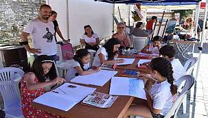 Resim kursu öğrencileri, Sanat Festivalindeki Çalıştaya katıldı!
