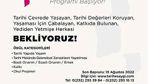 ​Tarihe Saygı Yerel Koruma Ödülleri'ne başvurular başladı 