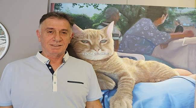 "Taş ve Boya" sergisi Foça'da açıldı! 