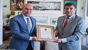 Başkan Soyer'e teşekkür ziyareti 