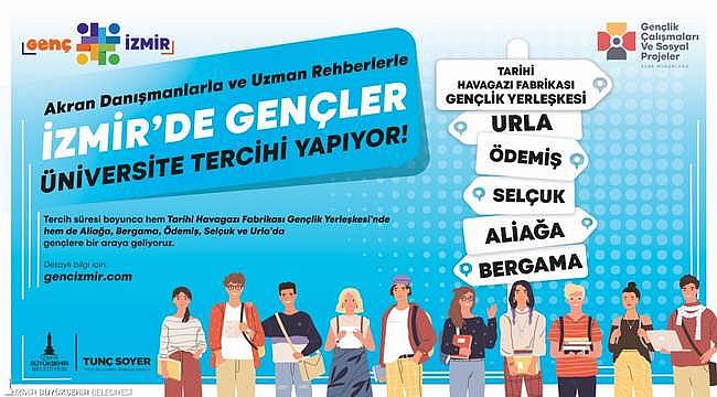 İzmir Büyükşehir Belediyesi, üniversite tercihinde gençlerin yanında 