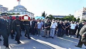 İzmir şehidini uğurladı 