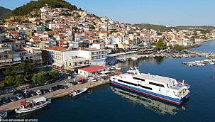 Midilli'nin Plomari Limanı dostluk rüzgârıyla açıldı 