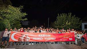 Başkan Soyer 400 kilometrelik tarihi yürüyüşü başlattı 