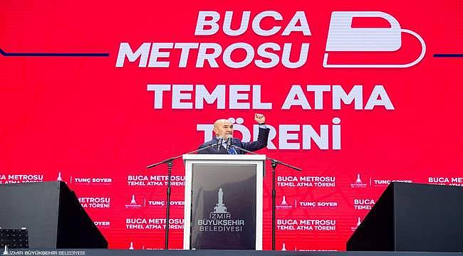 Başkan Soyer: "Hedefe kilitlendik, o metro Buca'ya gelecek" 