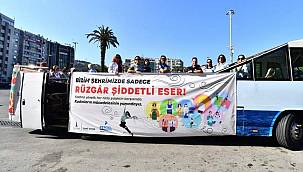 PERGEL üyesi kadınlardan şiddete karşı farkındalık eylemi