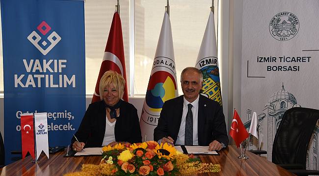 Vakıf Katılım ile İzmir Ticaret Borsası arasında iş birliği protokolü imzalandı 