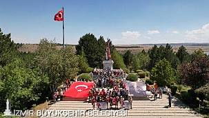 Zafer Yolu kafilesi Zafertepe'de 