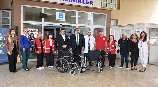 Buca Kızılay'dan Seyfi Demirsoy Hastanesi'ne destek 