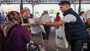 Buca pazarlarında çevre farkındalığı 