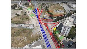 Çiğli Tramvay hattında yoğun mesai 