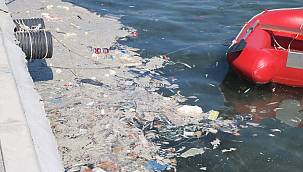 Foça'da denizde kirlilik tedirginliği 