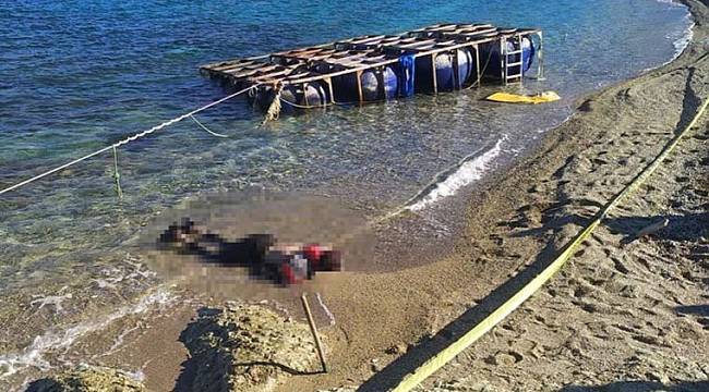 Foça'da insanlık dramı: Göçmen cesedi kıyıya vurdu 