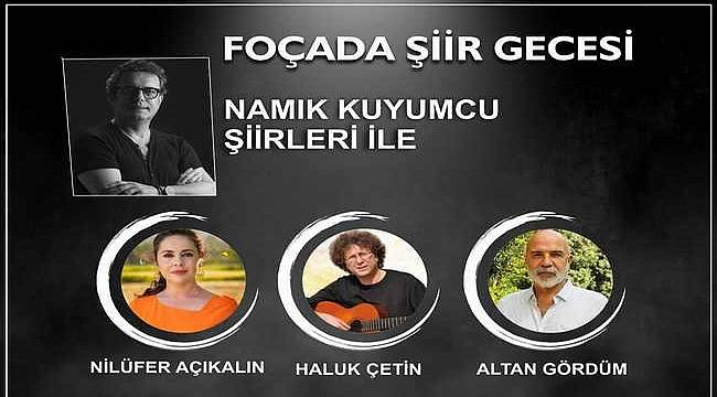 Foça'da şiir gecesi düzenlenecek 