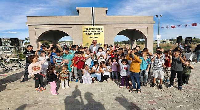 Gaziemir Belediyesi'nden mahalleliye "Tandır Fırını" hizmeti 