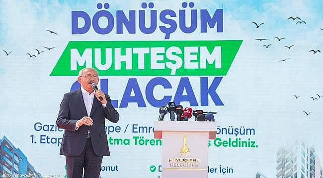 Gaziemir'de örnek kentsel dönüşüm başlıyor 