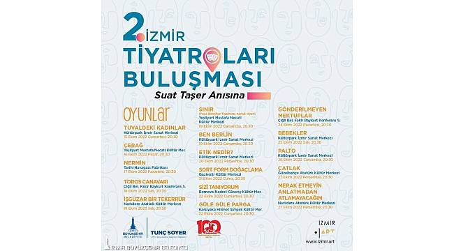 2. İzmir Tiyatroları Buluşması başlıyor 