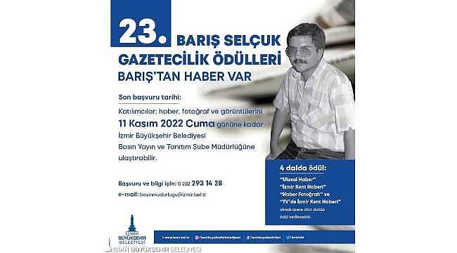 23. Barış Selçuk Gazetecilik Ödülleri'ne başvurular başladı 