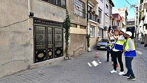 Bornova'da yapı envanteri çalışmaları yapılıyor 