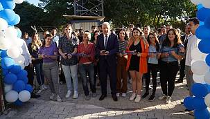 Ege Üniversitesinde patili dostlar için modern eğitim alanı hizmeti açıldı 