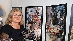 Ressam Leyla Buhara'dan İlginç Sergi 