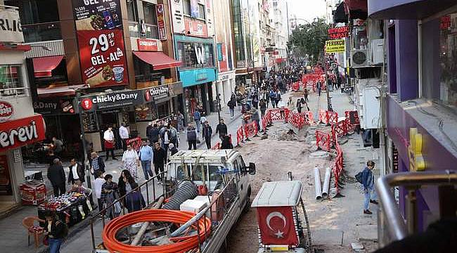 Çarşı yenileme çalışmaları başladı