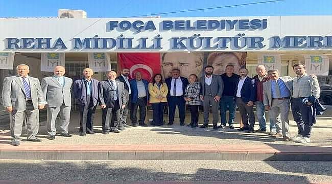 İYİ Parti Foça'da Bilgin Şahin bu kez seçimle başkan 