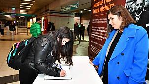  İzmirliler Ata'ya duydukları özlemi satırlara döktü 