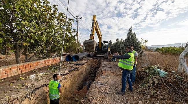 İZSU'dan Urla'da yağmur suyu harekâtı 