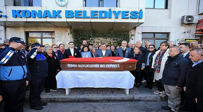 Nurten Serhadbeyi'ne Konak Belediyesi'nde son veda 