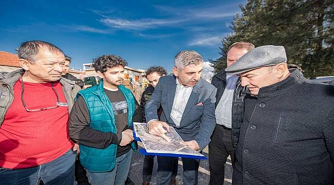 Başkan Soyer Çiğli'de yatırımları inceledi, yurttaşlarla sohbet etti: Vazifemiz halkımızın yüzünü güldürmek 