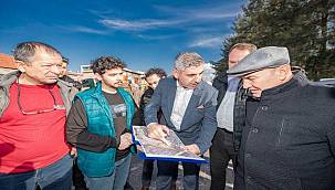 Başkan Soyer Çiğli'de yatırımları inceledi, yurttaşlarla sohbet etti: Vazifemiz halkımızın yüzünü güldürmek 