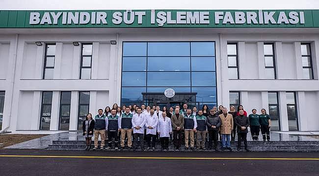 Bayındır Süt İşleme Fabrikası'nda test üretimi başladı 