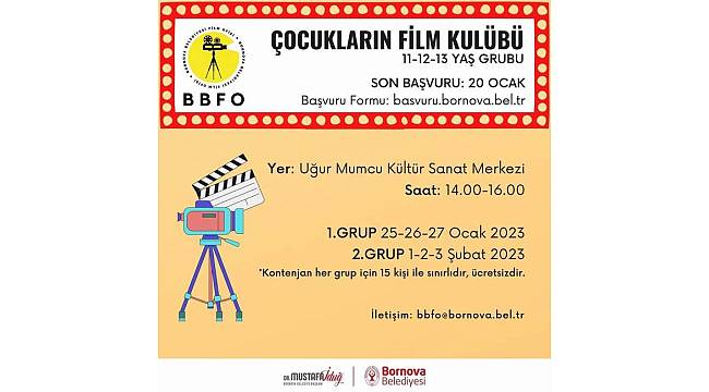 'Çocukların Film Kulübü' başlıyor 