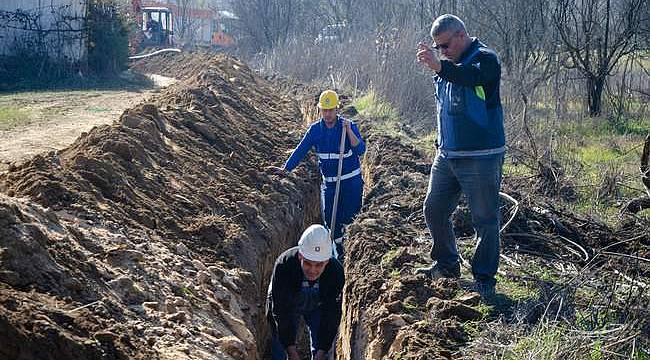 Ödemiş'in İlkurşun mahallesine yeni su hattı 