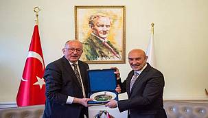 Belçika'nın Ankara Büyükelçisi'nden Başkan Soyer'e ziyaret 