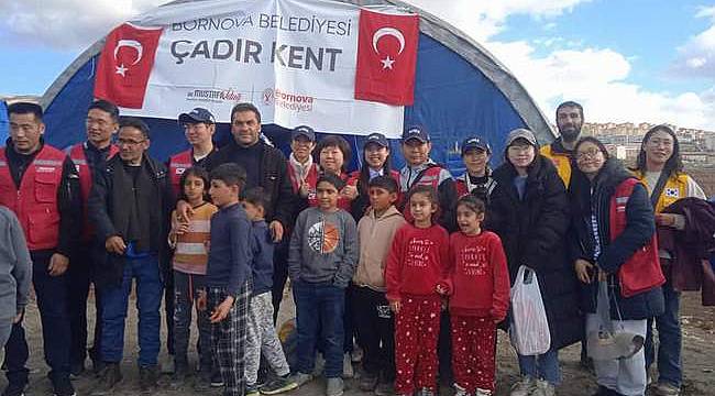 Bornova Belediyesi'nin kreşine Kore'den ve Türk askerinden destek 