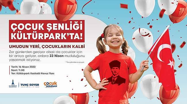 İzmir Büyükşehir Belediyesi 23 Nisan'ı çocuk şenlikleriyle kutluyor 