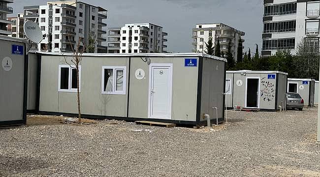 İzmir Büyükşehir Belediyesi'nin Adıyaman'da kurduğu konteyner kent hizmete girdi 