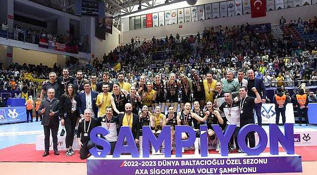 Kupa Voley'de şampiyon VakıfBank! 