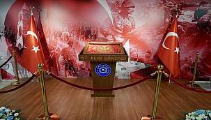  EÜ'de 57. Alay Temsili Sancağı törenle ziyarete açıldı 