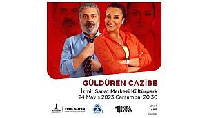 Güldüren Cazibe "Bir Kira Bir Yuva" için sahnede 