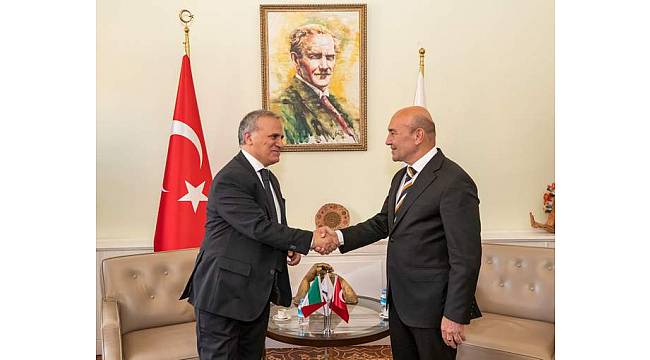 İtalya'nın Türkiye Büyükelçisi Giorgio Marrapodi Soyer'i ziyaret etti 