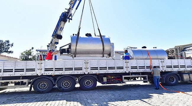 İzmir Büyükşehir Belediyesi'nden deprem bölgesine bir yardım daha 