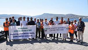Foça'da Dünya Çevre Günü etkinliği 