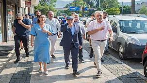 Başkan Tunç Soyer Selçuk'ta Büyükşehir'in çalışmalarını anlattı: Biz bu işi canı gönülden yapıyoruz