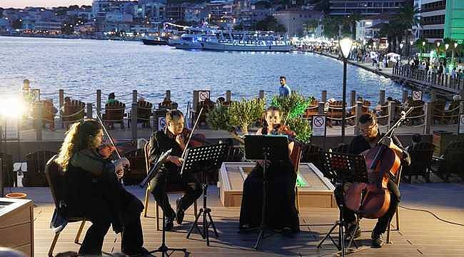 Gün batımları Çeşme'de bir başka güzel 