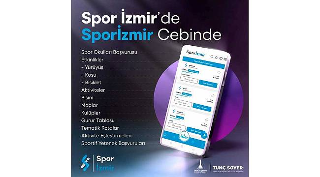 İzmir'in yeni spor uygulaması Sporİzmir kullanıma sunuldu 