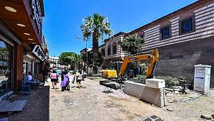 Kemeraltı altyapı çalışmaları tam gaz devam ediyor