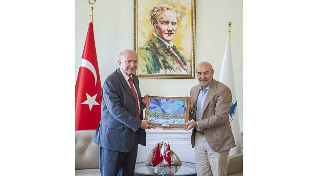 Arnavutluk Büyükelçisi Kastriot Robo Soyer'i ziyaret etti 